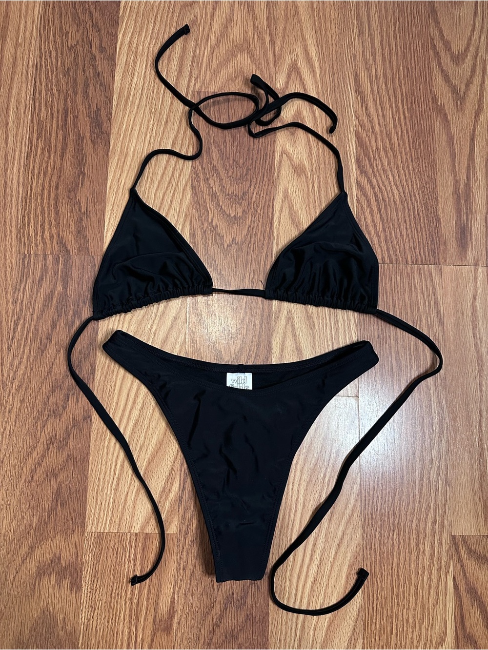 Wild Fable Black String Bikini Set | Size Small/XS